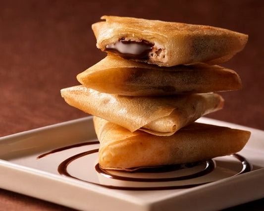 Mini Chocolate Samosas (Fried)