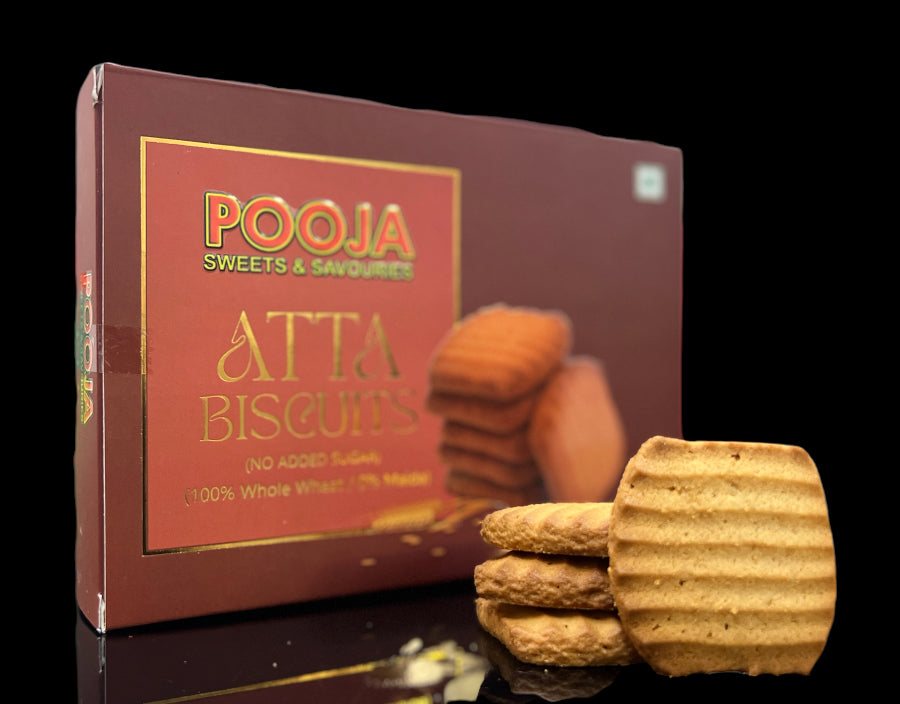 NEW Atta (No Added Sugar) Biscuits (300g BOX)